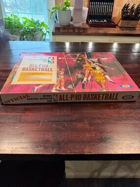 Vintage NBA All-Pro Basketball Board Game - Ideal -Complete w/Rules & Cards